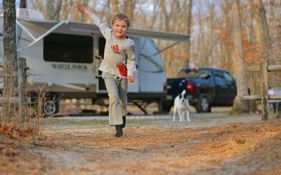 Fall Camping Rocks