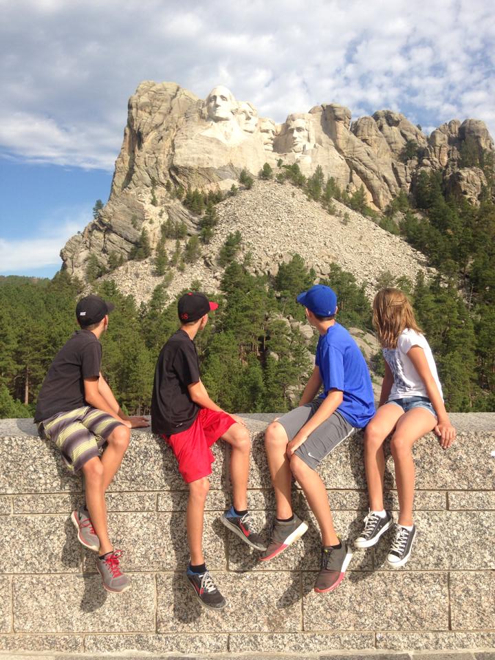 Meet the Carneys at Mount Rushmore