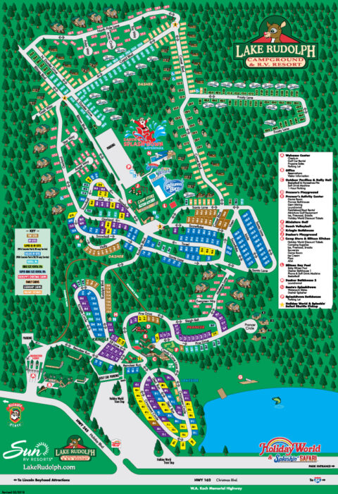 Lake Rudolph Campground And RV Resort In Southern Indiana   Lake Rudolph Map 2018 480x701 