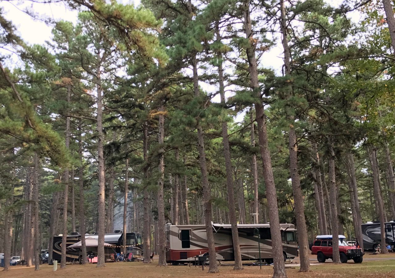 Campground at Petit Jean State Park