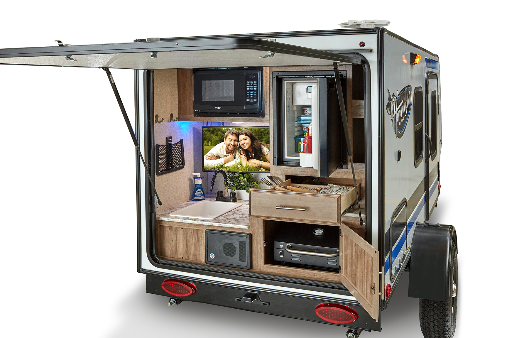 Hummingbird19_10RK_OD Kitchen The RV Atlas