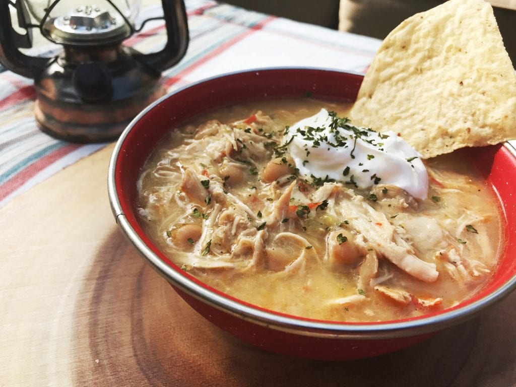 White Chicken Chili at the Campground from RVFTA - The RV Atlas