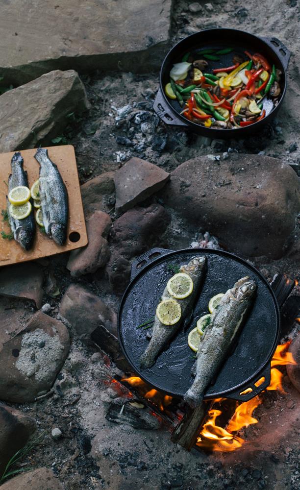 The Lodge Cast Iron Cook-It-All: A New Way to Cook Over the Campfire