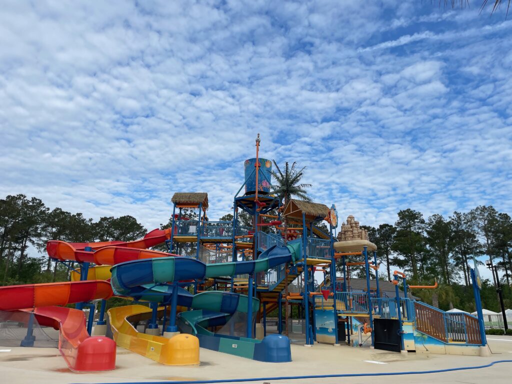 Water park at SunOutdoors Myrtle Beach