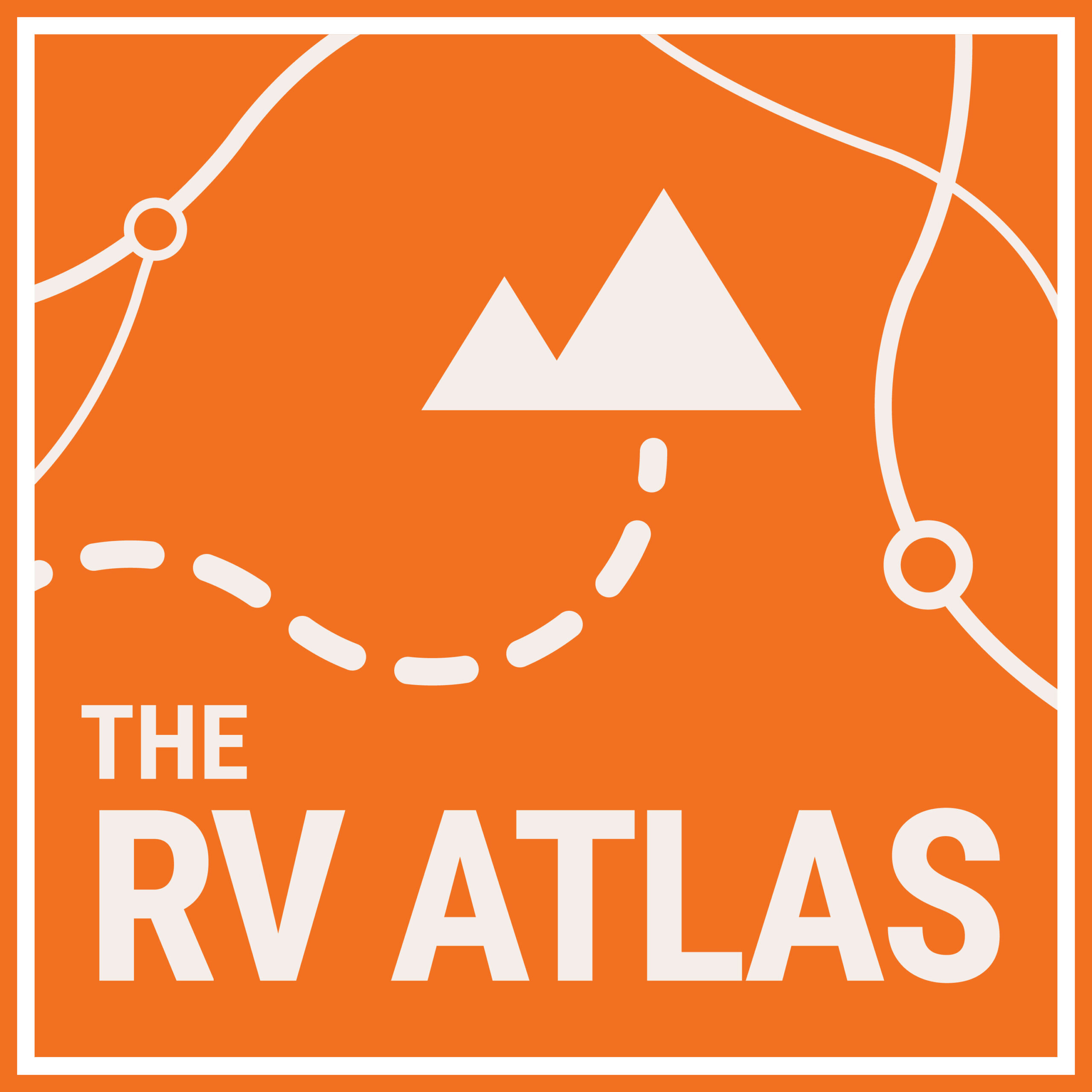 The RV Atlas logo