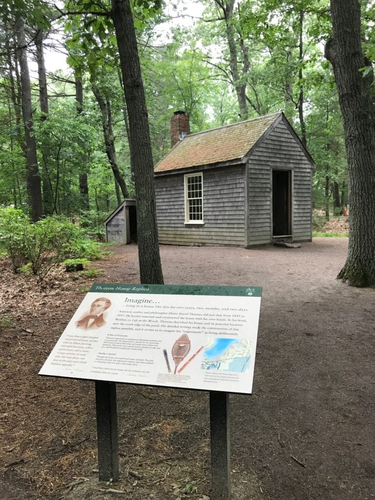 Thoreau's Cabin at Walden Pond