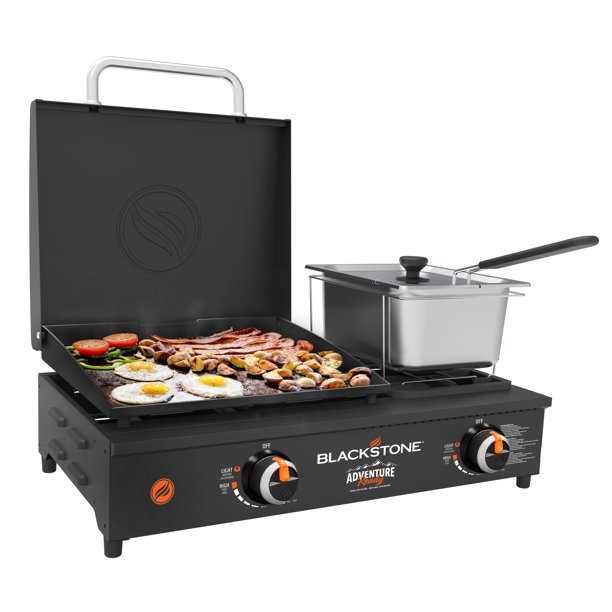 Blackstone griddle on sale with fryer