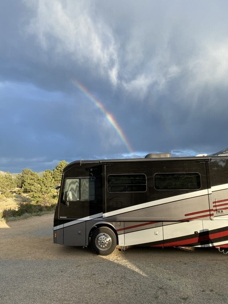 campground review of the Estes Park Campground at Mary's Lake
