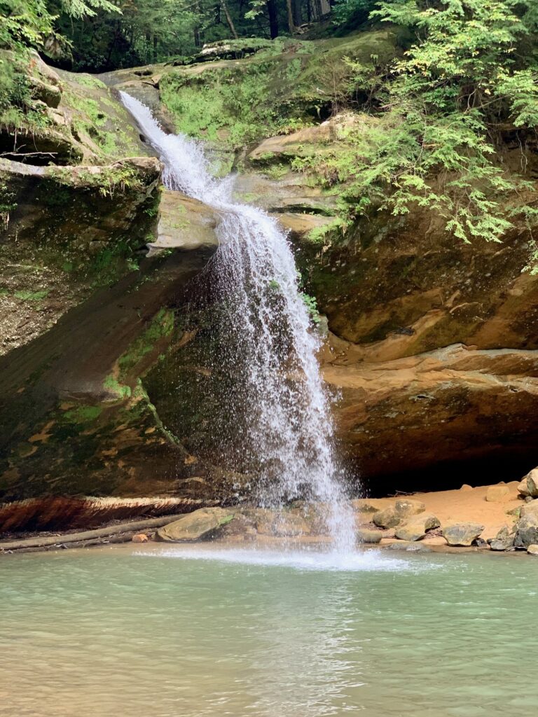 Waterfall at The Hocking Hills