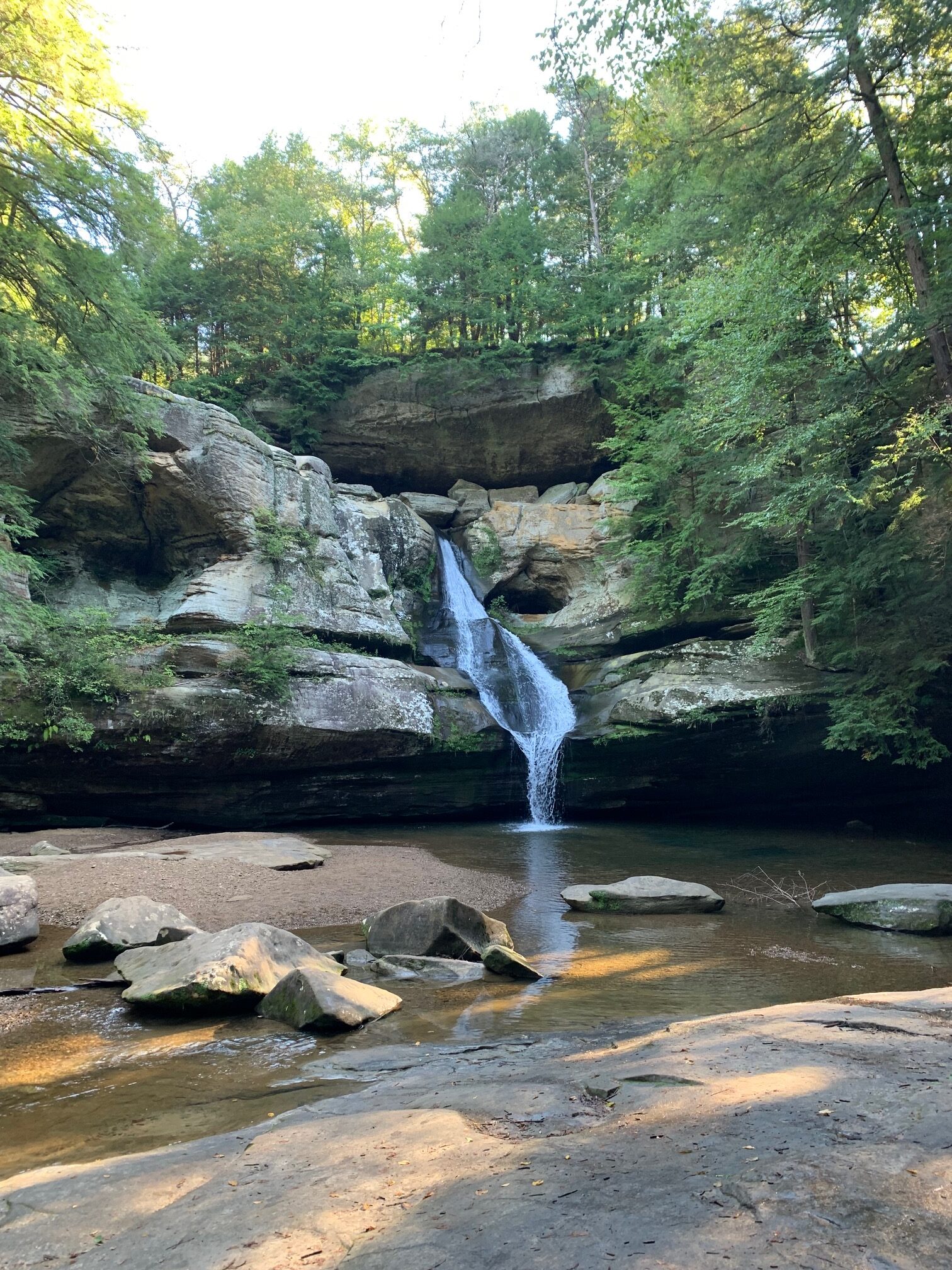 Waterfall at Hocking Hills State Park