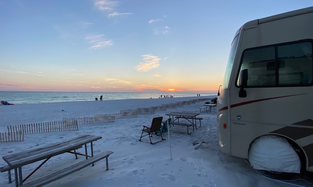 Camping on the Gulf