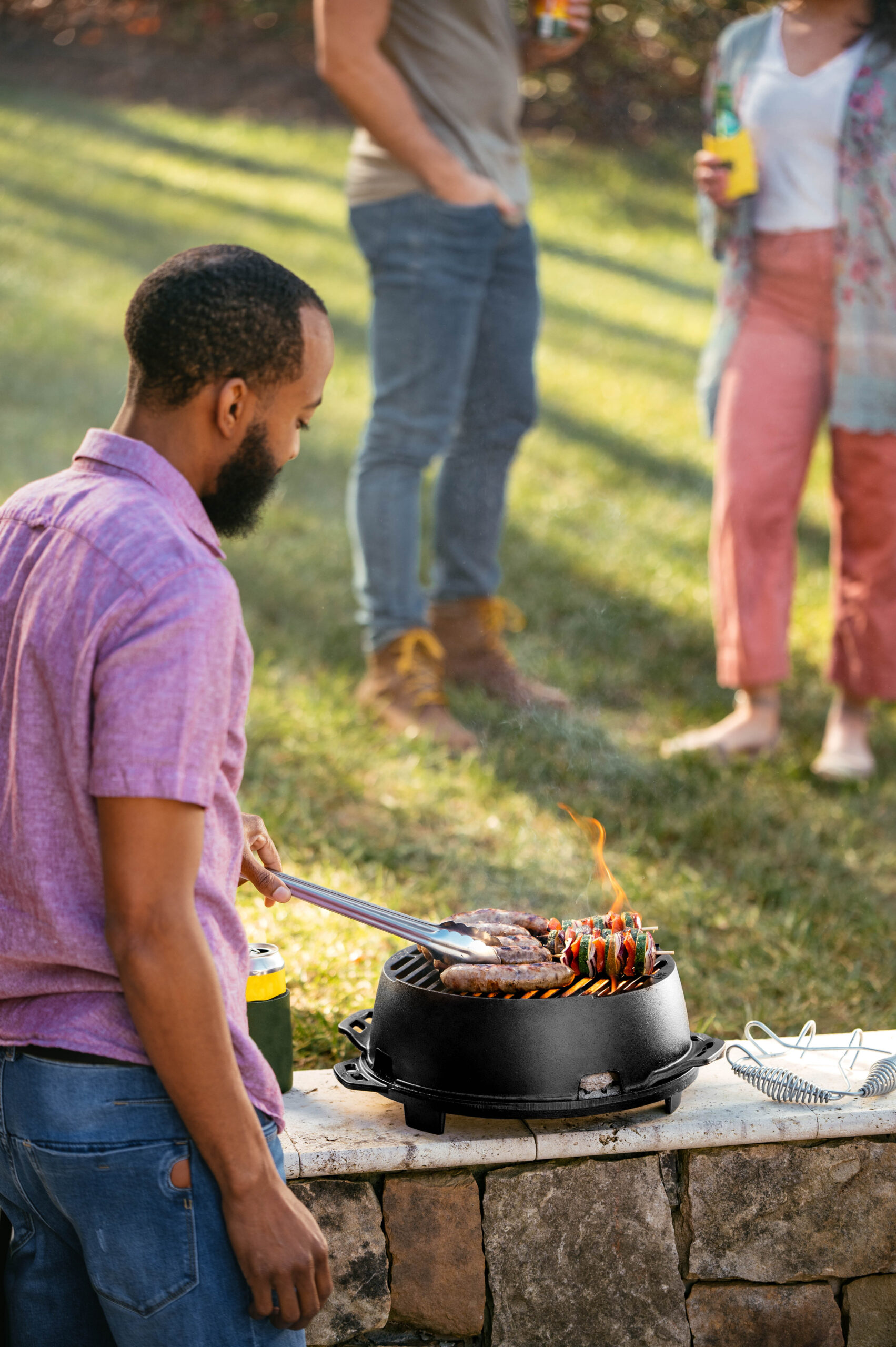 Took my new cast iron skillet & grate out to the Allegheny Forest for a  getaway - worked great! What camping food is best on these wonderful  skillets? : r/castiron